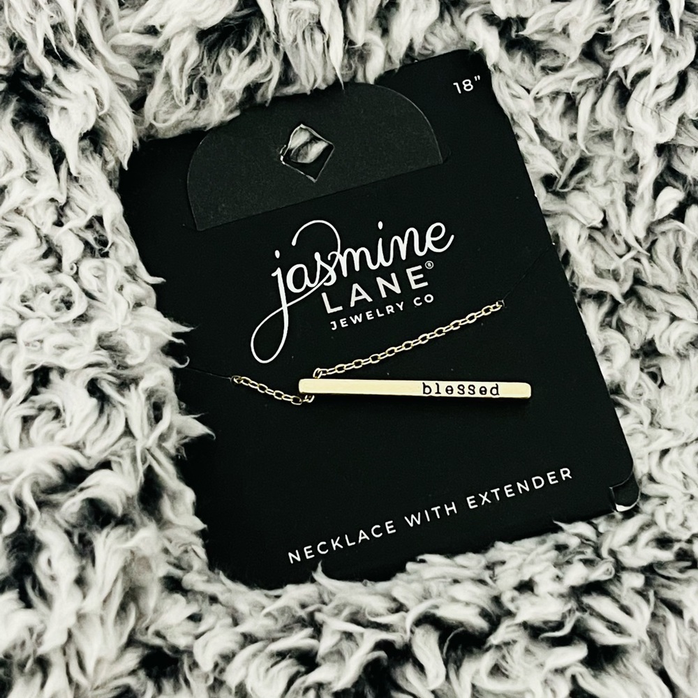 Jasmine Lane 18” gold blessed necklace